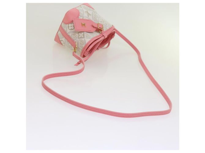 LOUIS VUITTON Borsa Noe Perth Usata Stampa 1854 Rosa M81112 LV Auth 69112SAM - vista 8