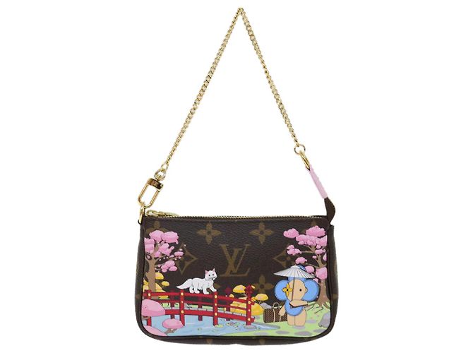 LOUIS VUITTON Mini Pochette Vivienne Monogram M45905 LV Auth 70308AM Monogramma - vista 13