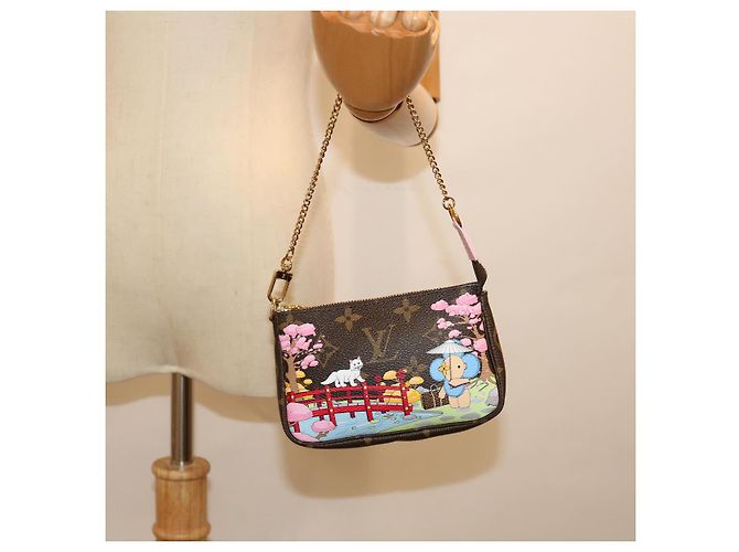 LOUIS VUITTON Mini Pochette Vivienne Monogram M45905 LV Auth 70308AM Monogramma - vista 22