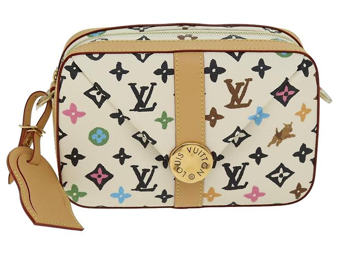 LOUIS VUITTON Craggy Envelope Messenger Isetan Nur Offen M25408 LV Auth ar12009SM Mehrfarben - Ansicht 2