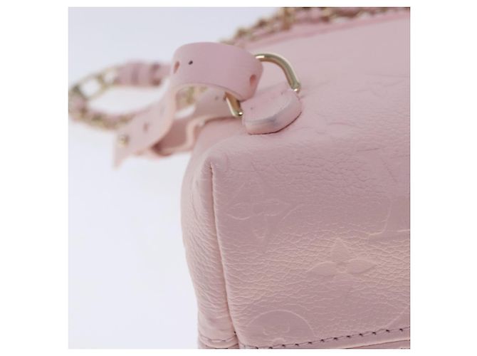 LOUIS VUITTON Monogram Empreinte Backup Rucksack Rosa M47074 LV Auth 91596SM Pink - Ansicht 18