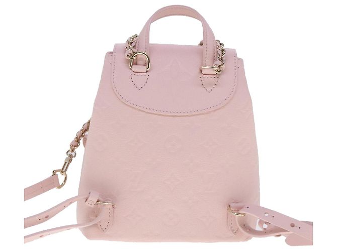 LOUIS VUITTON Monogram Empreinte Backup Rucksack Rosa M47074 LV Auth 91596SM Pink - Ansicht 2