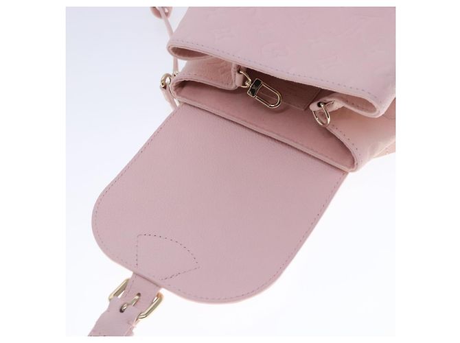 LOUIS VUITTON Monogram Empreinte Backup Rucksack Rosa M47074 LV Auth 91596SM Pink - Ansicht 20