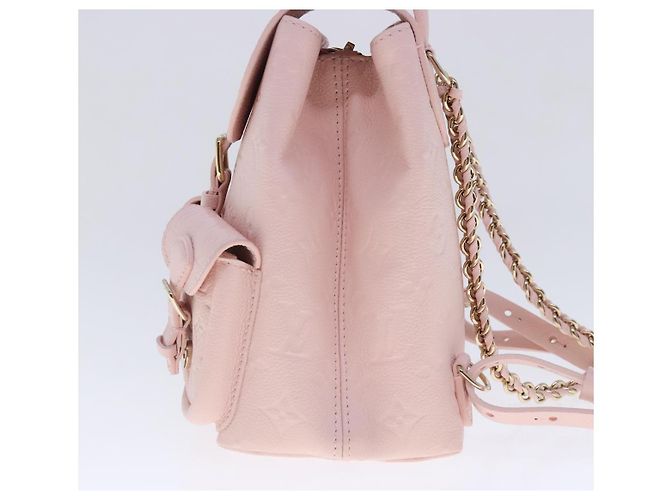 LOUIS VUITTON Monogram Empreinte Backup Rucksack Rosa M47074 LV Auth 91596SM Pink - Ansicht 3