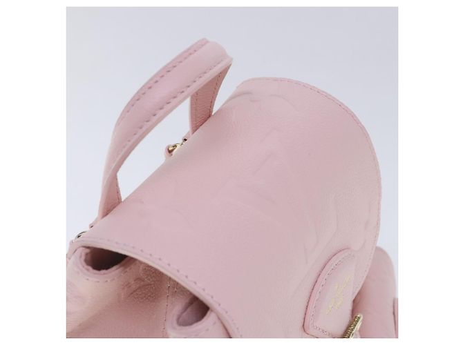 LOUIS VUITTON Monogram Empreinte Backup Rucksack Rosa M47074 LV Auth 91596SM Pink - Ansicht 6