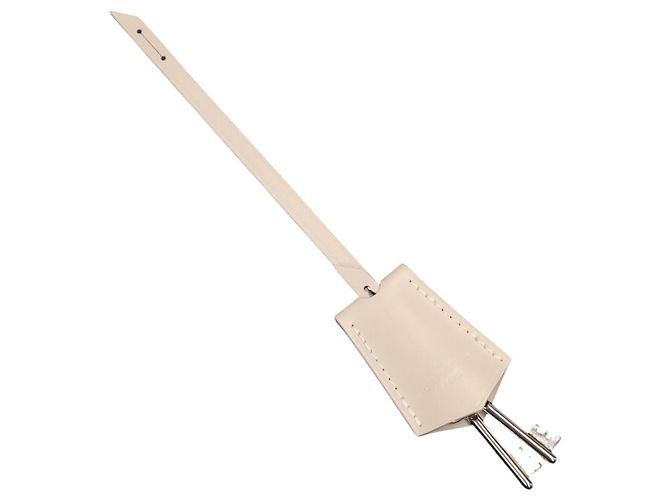 LOUIS VUITTON Taurillon Climbing Coolie Rosin 110Trunk Bianco M10074 Auth 115972SM - vista 12