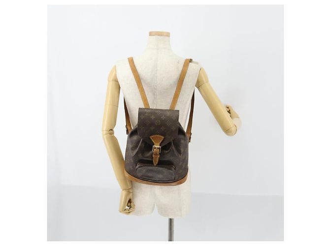 LOUIS VUITTON Monogram Montsouris PM Rucksack M51137 LV Auth ar13787 Monogramm - Ansicht 27