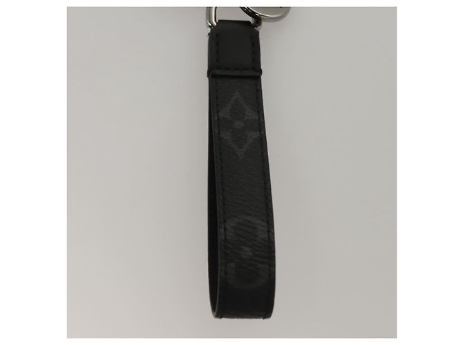 LOUIS VUITTON Monogram Eclipse Llave Holder Dragonne M61950 Auth BA985AM Monograma - vista 2