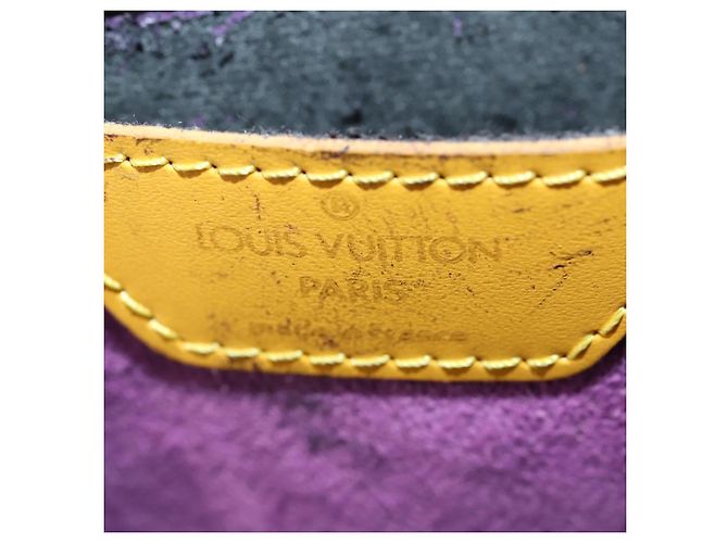 LOUIS VUITTON Mochila Epi Mabillon Amarela M52239 LV Auth 154576 Amarelo - vista 20
