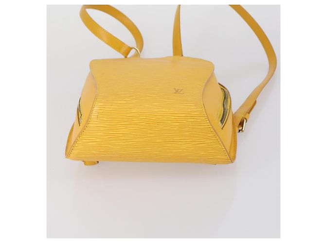 LOUIS VUITTON Mochila Epi Mabillon Amarela M52239 LV Auth 154576 Amarelo - vista 5