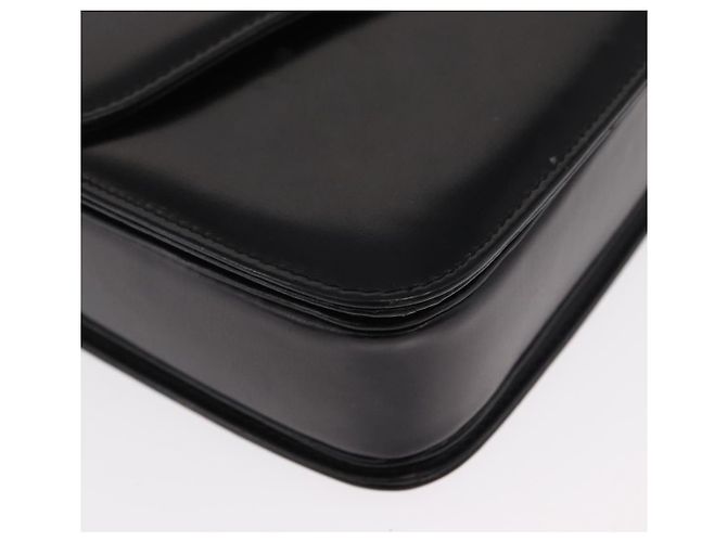 Borsa a Spalla in Pelle Nera e Oro Auth BA8195 di GUCCI Nero D'oro - vista 11