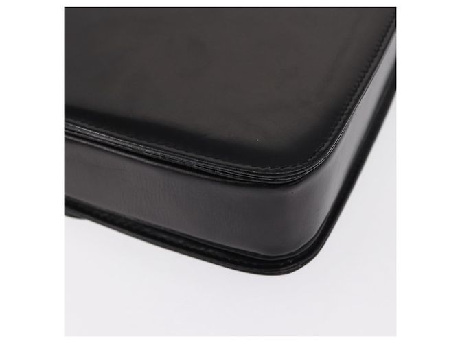 Borsa a Spalla in Pelle Nera e Oro Auth BA8195 di GUCCI Nero D'oro - vista 13