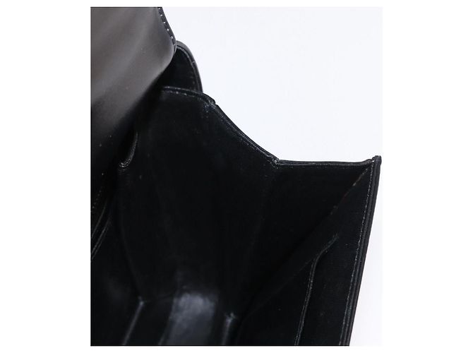 Borsa a Spalla in Pelle Nera e Oro Auth BA8195 di GUCCI Nero D'oro - vista 19