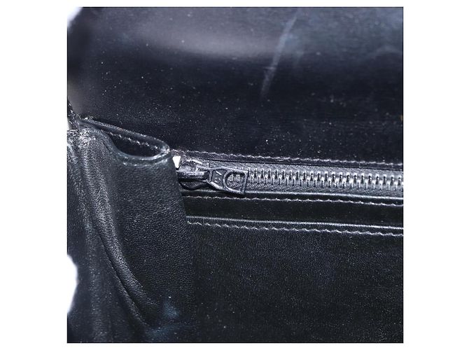 Borsa a Spalla in Pelle Nera e Oro Auth BA8195 di GUCCI Nero D'oro - vista 21