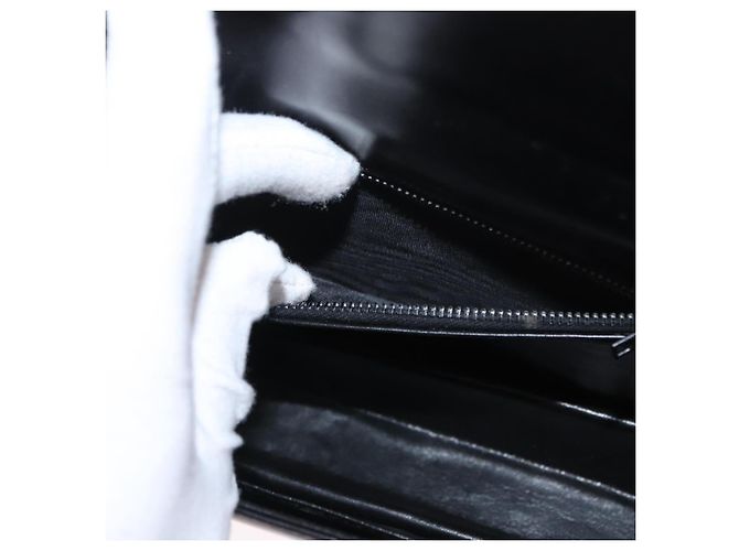 Borsa a Spalla in Pelle Nera e Oro Auth BA8195 di GUCCI Nero D'oro - vista 22