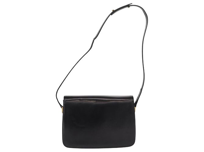 Borsa a Spalla in Pelle Nera e Oro Auth BA8195 di GUCCI Nero D'oro - vista 3