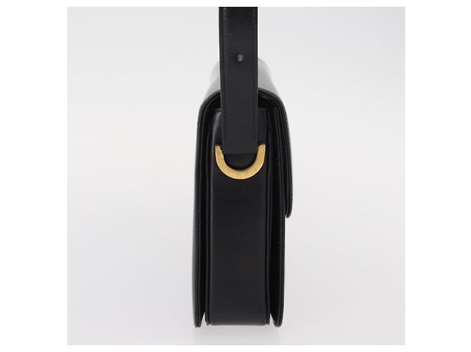 Borsa a Spalla in Pelle Nera e Oro Auth BA8195 di GUCCI Nero D'oro - vista 5