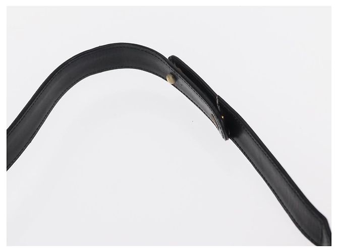 Borsa a Spalla in Pelle Nera e Oro Auth BA8195 di GUCCI Nero D'oro - vista 8