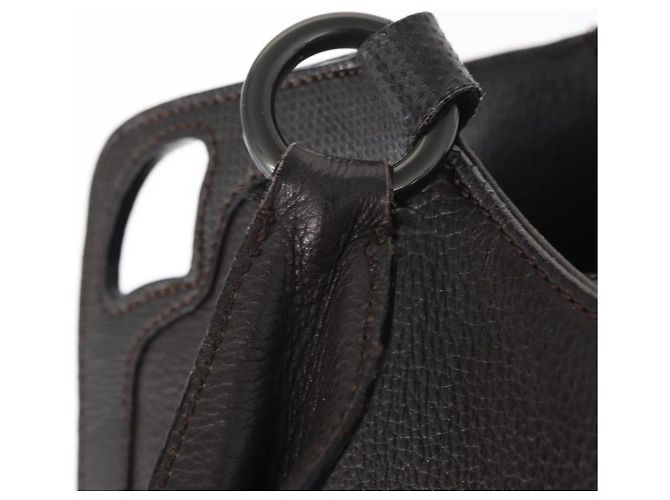 Cartier Borsa a mano in pelle nera Auth 151775 Nero - vista 9