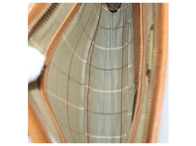 Autre Marque Borsa a mano in pelle Burberrys 2 pezzi Nero Marrone Auth bs31198 - vista 16