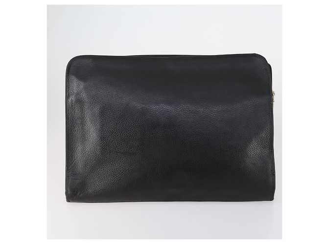 Autre Marque Borsa a mano in pelle Burberrys 2 pezzi Nero Marrone Auth bs31198 - vista 3