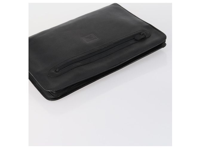 Autre Marque Borsa a mano in pelle Burberrys 2 pezzi Nero Marrone Auth bs31198 - vista 5