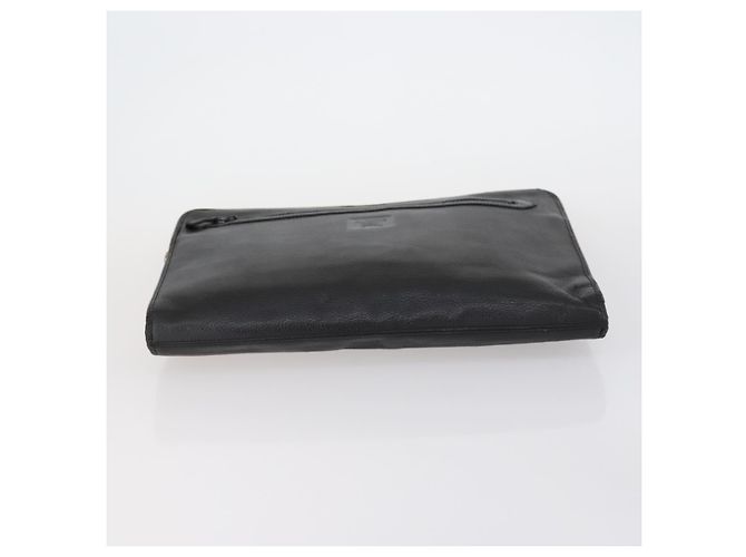Autre Marque Borsa a mano in pelle Burberrys 2 pezzi Nero Marrone Auth bs31198 - vista 6