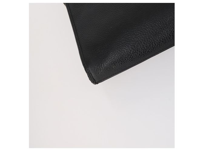 Autre Marque Borsa a mano in pelle Burberrys 2 pezzi Nero Marrone Auth bs31198 - vista 7