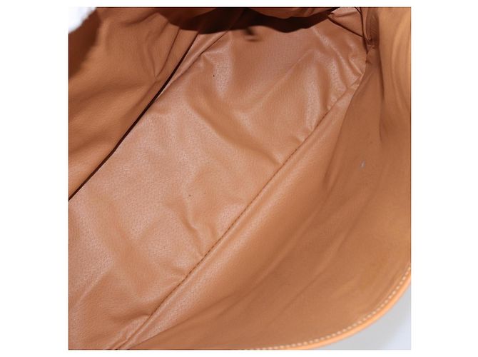 Céline Borsa a Spalla in Tela Macadam CELINE PVC Beige Oro Auth 144918 D'oro - vista 18