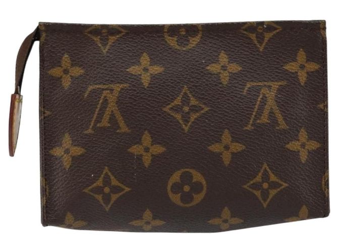 LOUIS VUITTON Poche Toilette Monogram 15 M47546 LV Auth th6510 Monogramma - vista 3