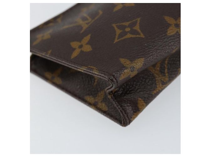 LOUIS VUITTON Poche Toilette Monogram 15 M47546 LV Auth th6510 Monogramma - vista 9
