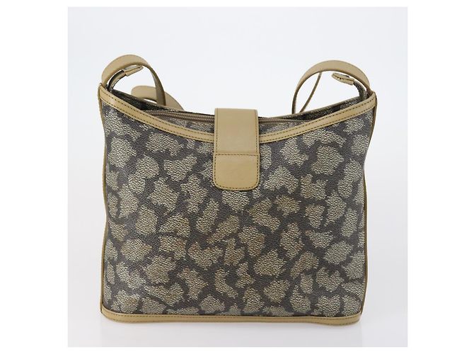 SAINT LAURENT Borsa a Spalla Loewe PVC 2 Set Marrone Nero Auth am9546 - vista 11