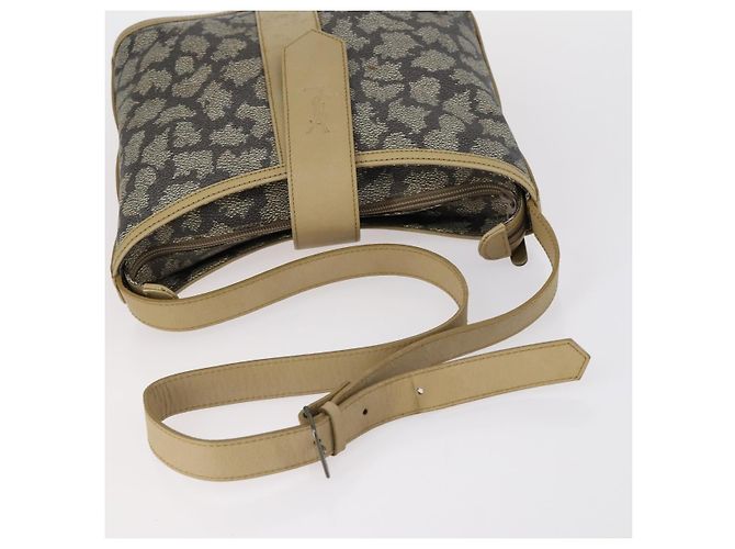 SAINT LAURENT Borsa a Spalla Loewe PVC 2 Set Marrone Nero Auth am9546 - vista 13
