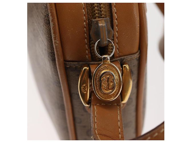 Gucci Borsa a Spalla Micro GG Supreme PVC Beige Oro 007 904 0095 Auth ep11014 D'oro - vista 14