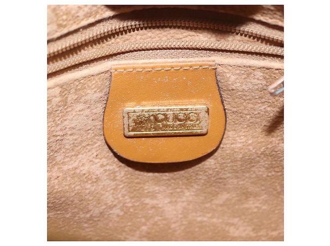 Gucci Borsa a Spalla Micro GG Supreme PVC Beige Oro 007 904 0095 Auth ep11014 D'oro - vista 16