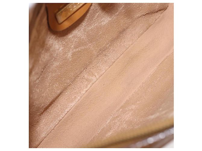 Gucci Borsa a Spalla Micro GG Supreme PVC Beige Oro 007 904 0095 Auth ep11014 D'oro - vista 17