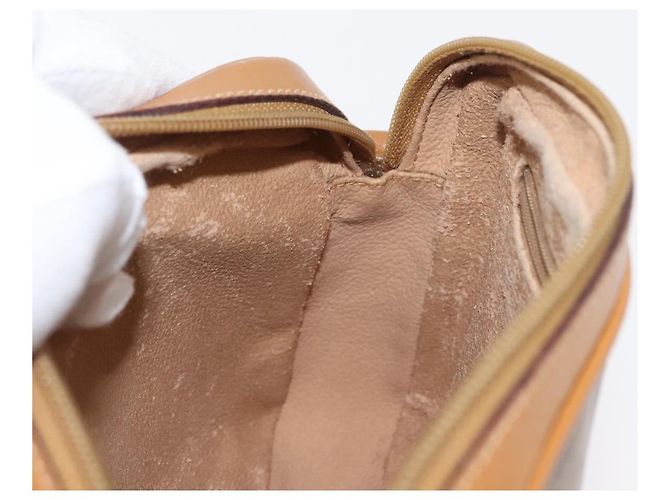 Gucci Borsa a Spalla Micro GG Supreme PVC Beige Oro 007 904 0095 Auth ep11014 D'oro - vista 19