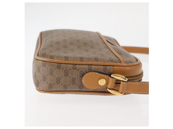 Gucci Borsa a Spalla Micro GG Supreme PVC Beige Oro 007 904 0095 Auth ep11014 D'oro - vista 4