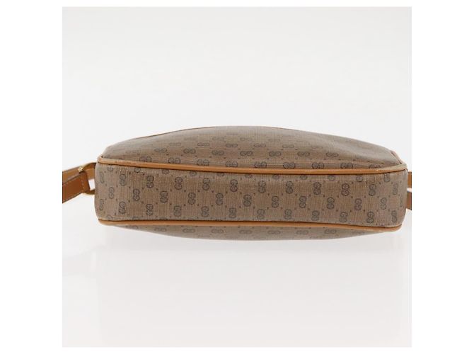 Gucci Borsa a Spalla Micro GG Supreme PVC Beige Oro 007 904 0095 Auth ep11014 D'oro - vista 9