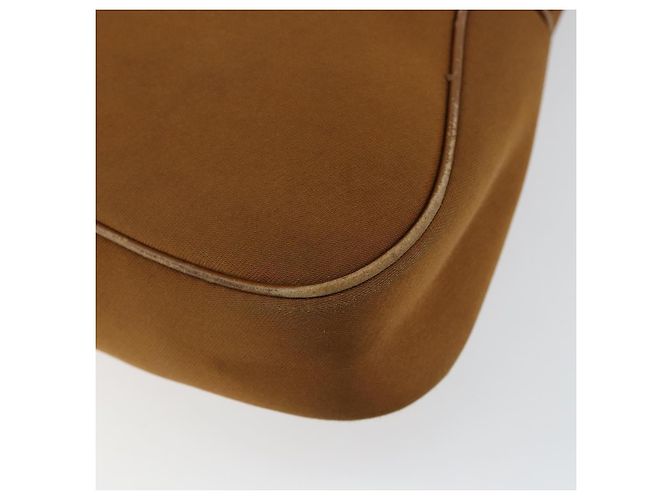 Borsa a Spalla Salvatore Ferragamo in Nylon Marrone Argento Autentica hk3129 - vista 12