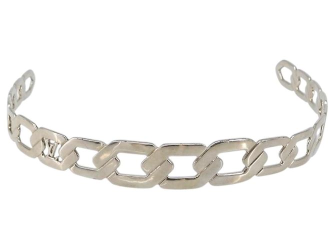 LOUIS VUITTON Katyusha metallo Argento LV Auth 150791 - vista 2