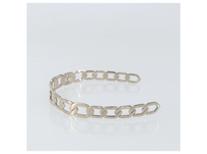 LOUIS VUITTON Katyusha metallo Argento LV Auth 150791 - vista 4