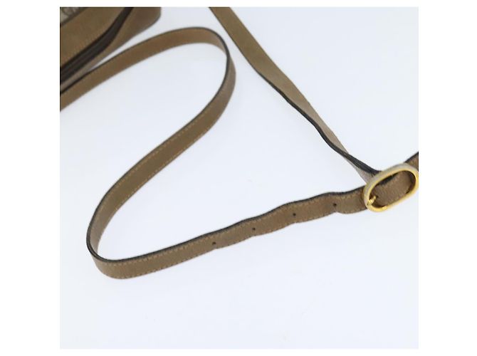 Borsa Sherry Line GG Supreme Web di GUCCI in PVC beige e oro 56 02 004 Auth BA7480 D'oro - vista 7