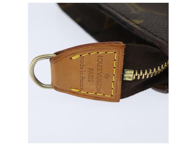 Bucket LOUIS VUITTON Monogramma Secchiello GM Pochette Accessorio LV Auth 151162 - vista 9