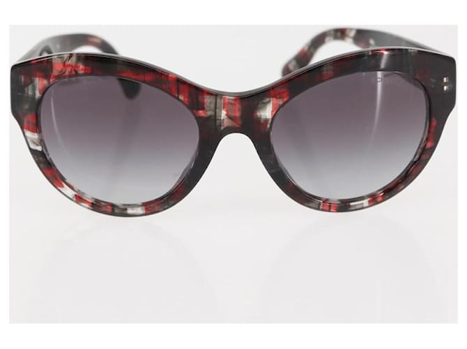 Gafas de sol CHANEL COCO de plástico 3Set Negro CC Auth bs29544 - vista 2
