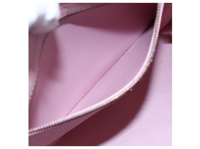 LOUIS VUITTON Borsa a Mano Monogram Vernis Houston Rosa M91054 LV Auth BA7433 Marrone - vista 22