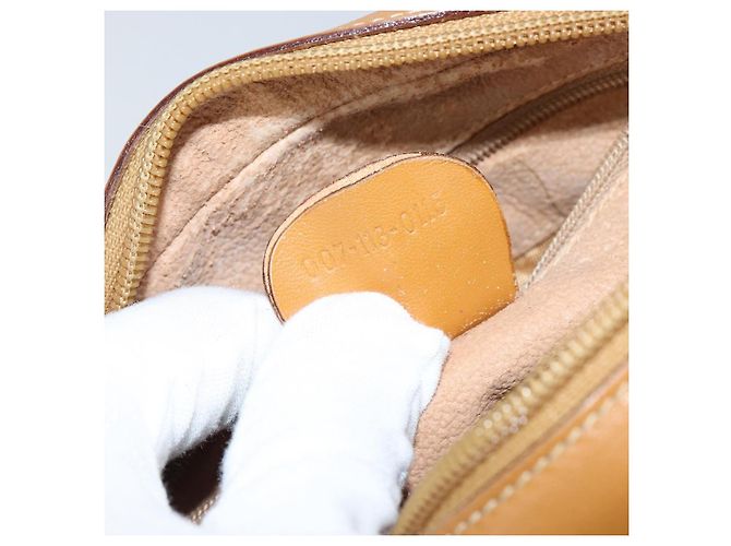 Borsa a Spalla Micro GG Canvas Gucci in Pelle PVC Beige Auth ki6001 - vista 22