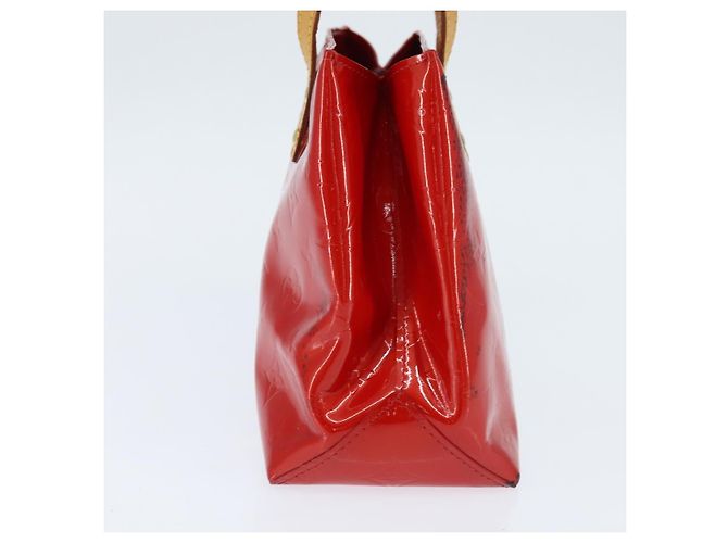 LOUIS VUITTON Monogram Vernis Reade PM Borsa a Mano Rossa M91088 LV Auth 147089 Rosso - vista 3