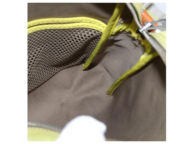 LOUIS VUITTON Borsa Weatherly LV Cup Damier Geant Gialla M80636 LV Auth bs30618 Giallo - vista 17