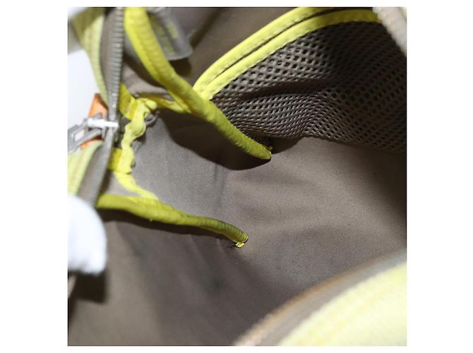 LOUIS VUITTON Borsa Weatherly LV Cup Damier Geant Gialla M80636 LV Auth bs30618 Giallo - vista 18